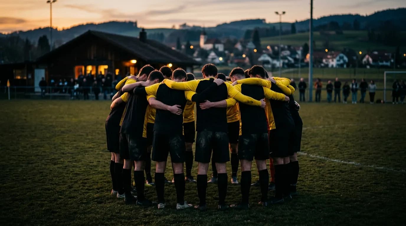 FC Oberglatt Team-Huddle